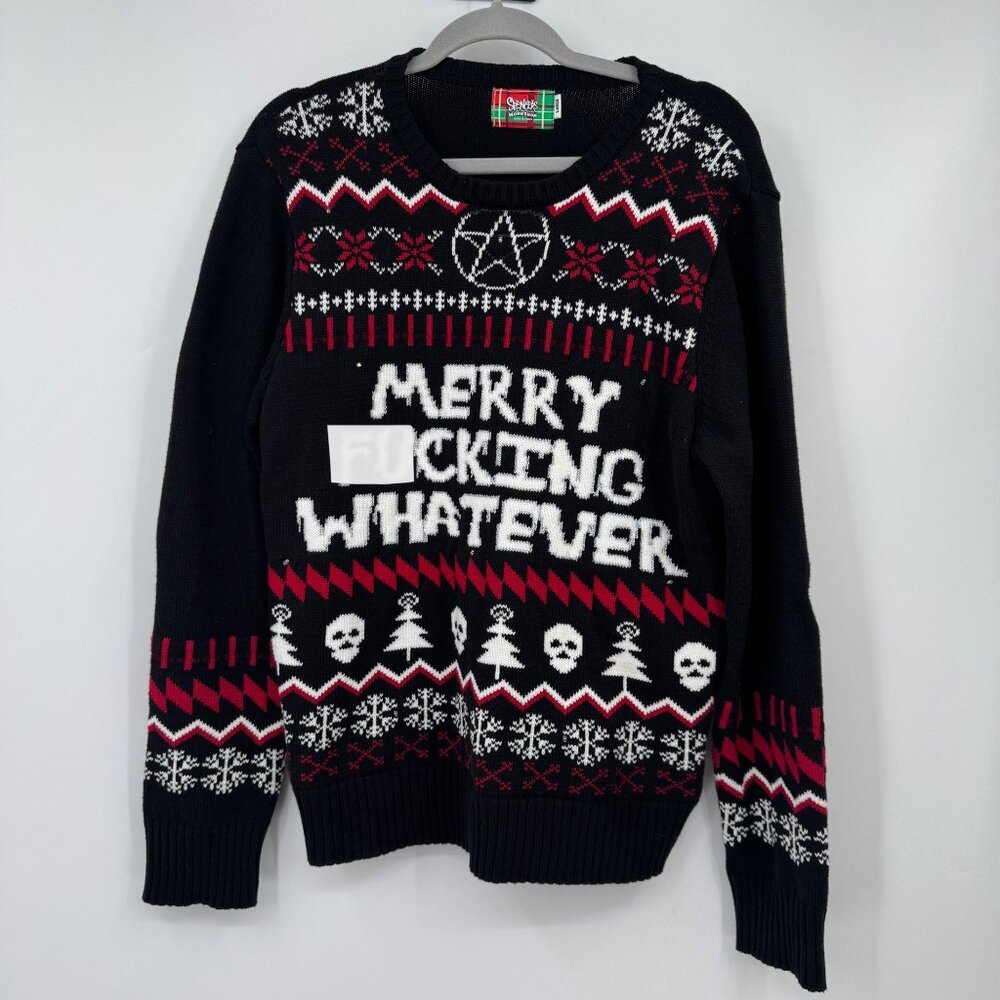 Spencer’s light up ugly Christmas sweater all holidays season size Large